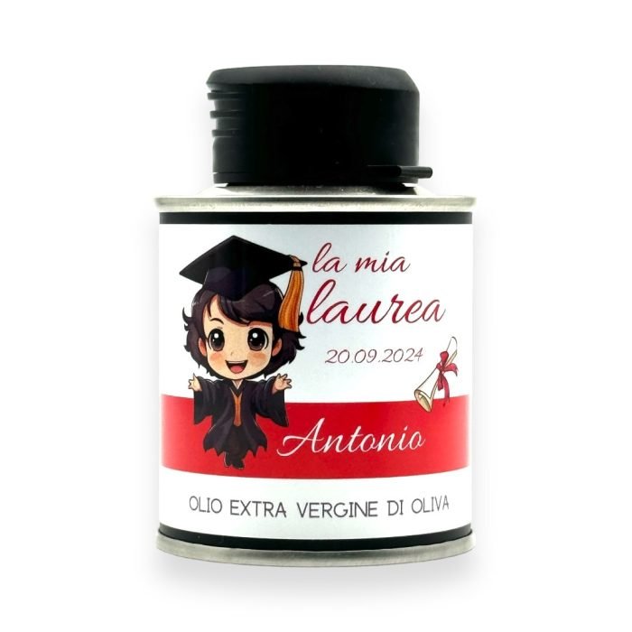 Bomboniera Laurea con Olio EVO, 100 ml