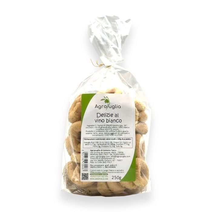 Süßen Taralli mit Weißwein, 400 g